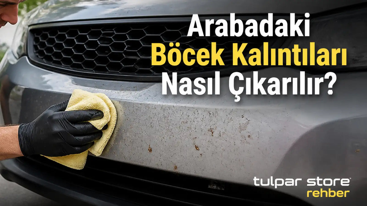 Otomobildeki böcek sinek kalıntıları nasıl temizlenir rehber