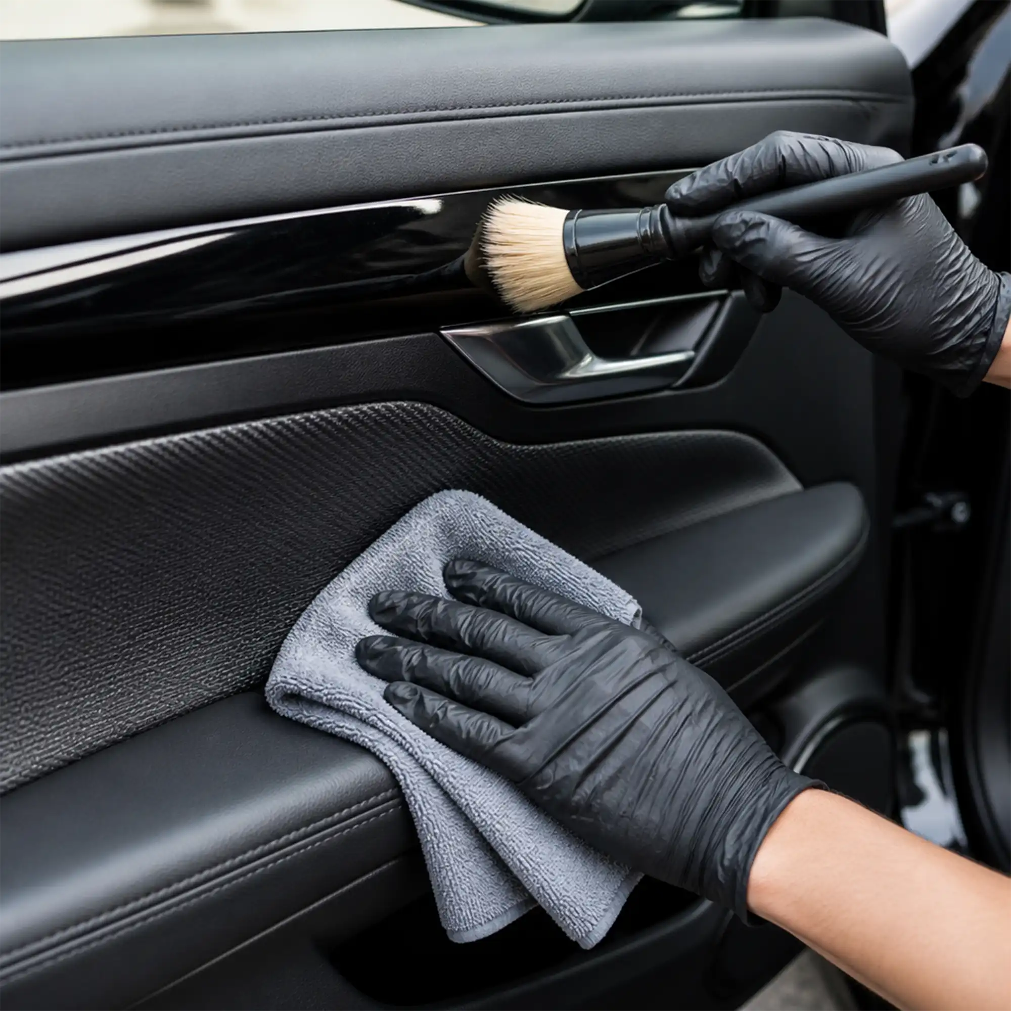 Araç Temizleme Bezleri ve Detailing Fırçaları