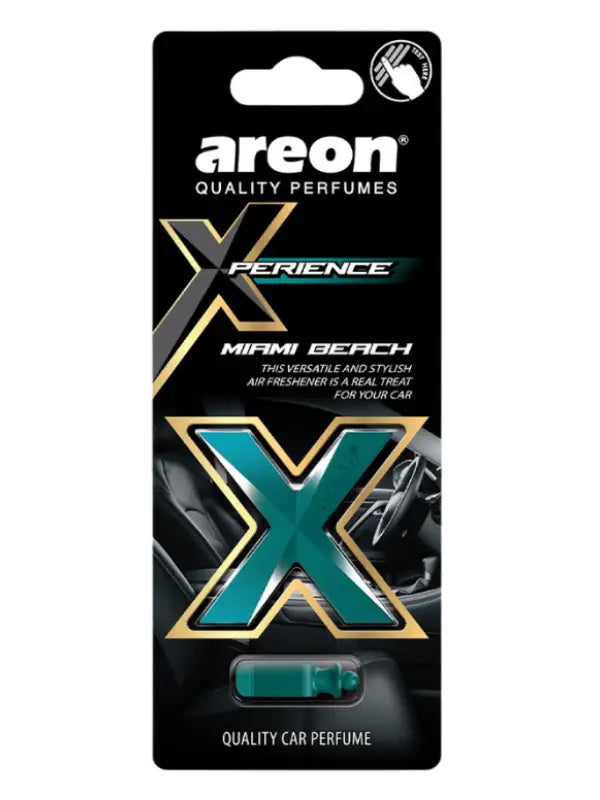 Areon Xperience Miami Beach klima menfezi oto kokusu, orijinal ürün ambalajı