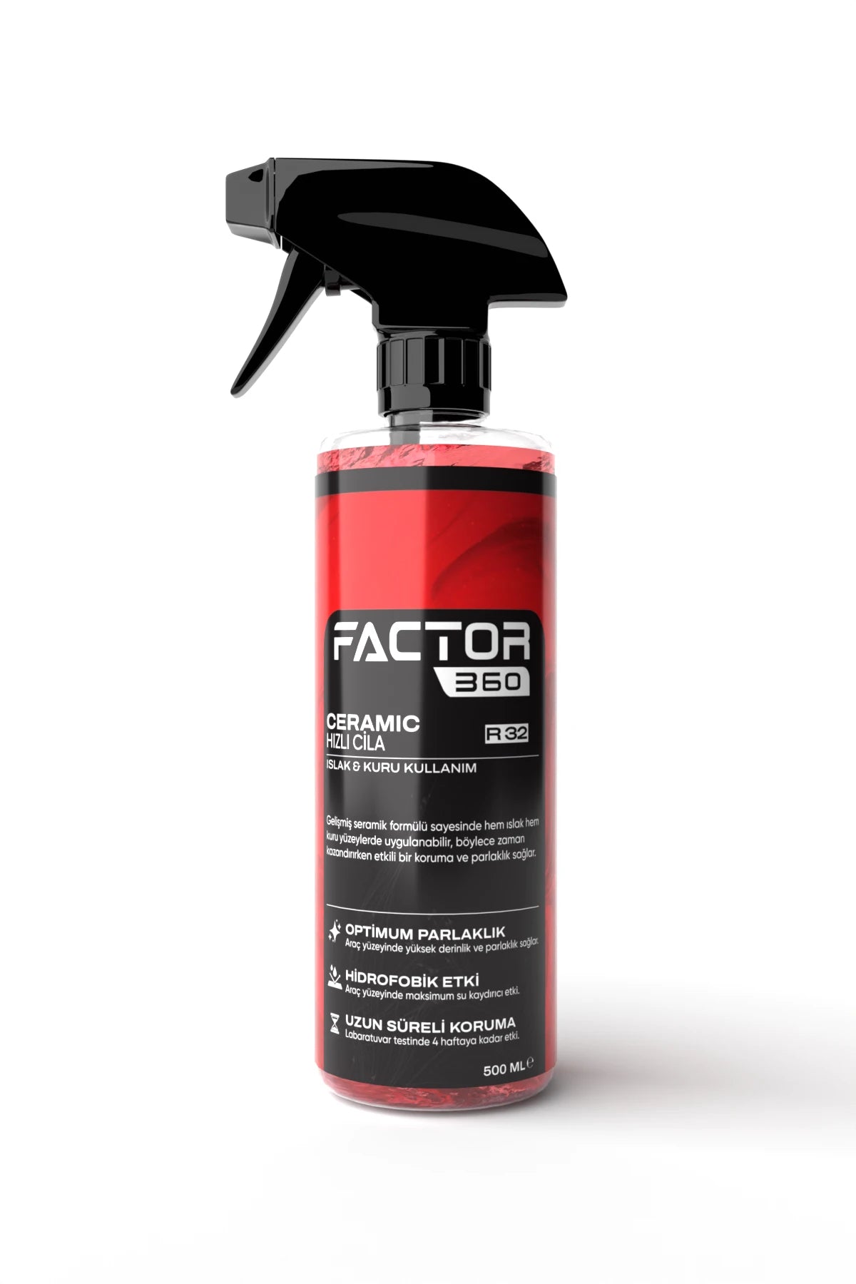Factor360 Minimax Şampuan Lastik Jeli Hızlı Cila Ekonomik Araç Dış Yüzey Oto Bakım Seti 6 Parça