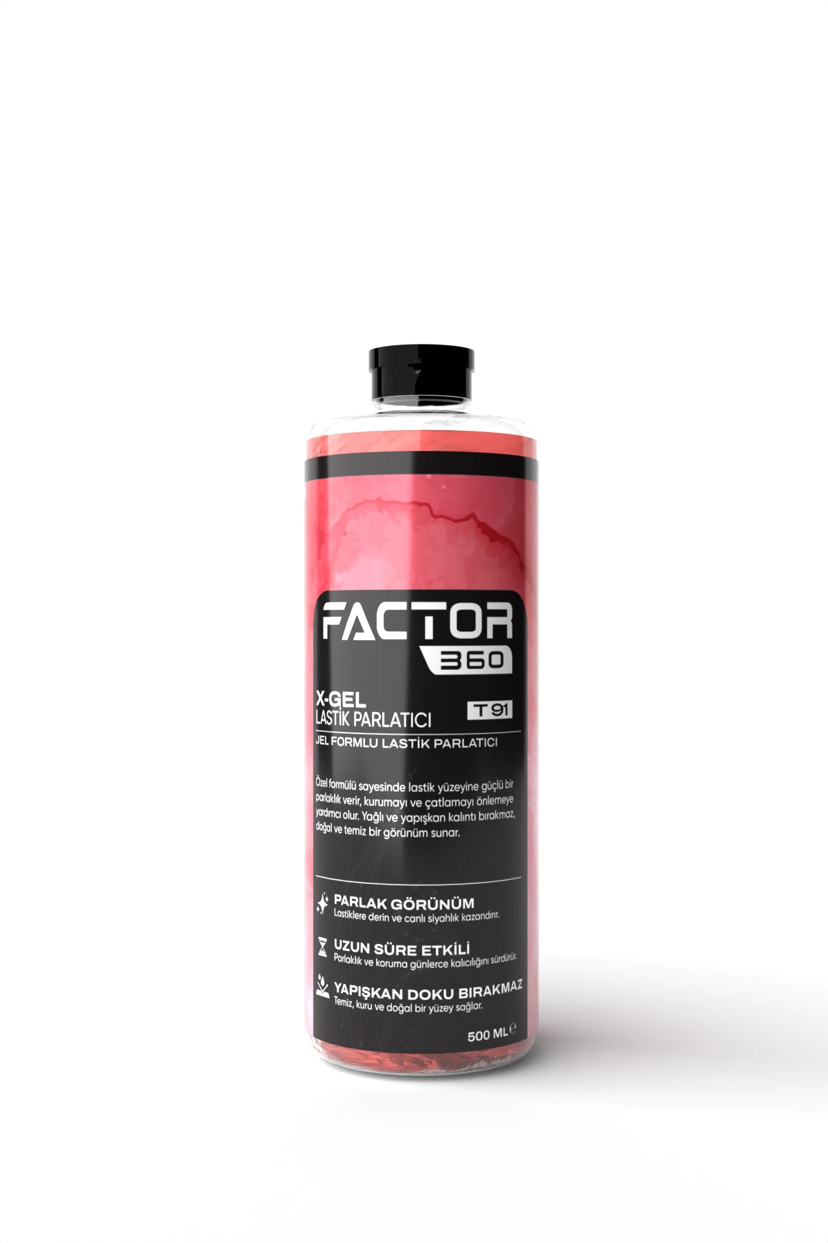 Factor360 Minimax Şampuan Lastik Jeli Hızlı Cila Ekonomik Araç Dış Yüzey Oto Bakım Seti 6 Parça