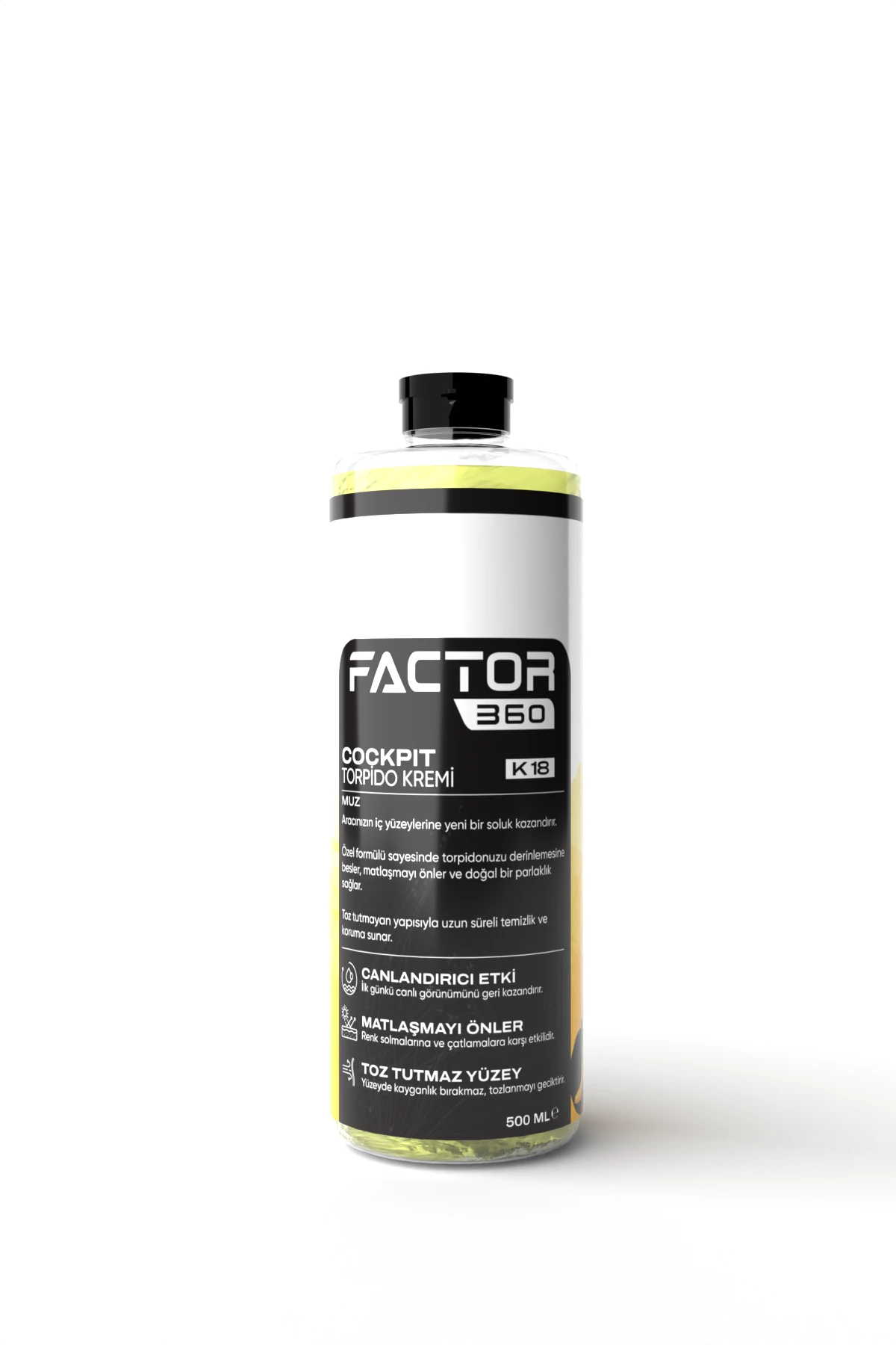 Factor360 Torpido Parlatıcı Jel 500 ml & 5L | Kokulu