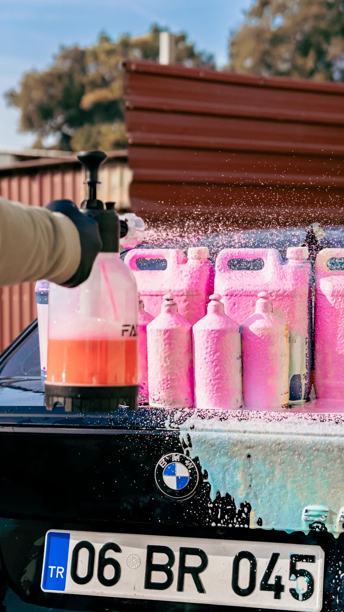 Factor360 Renkli Pembe Mavi Mor Sarı pH Nötr Oto Yıkama Şampuanı