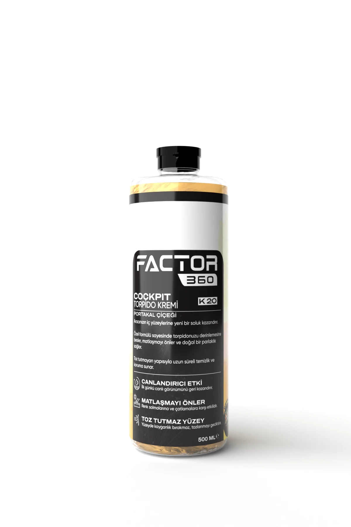 Factor360 Torpido Parlatıcı Jel 500 ml & 5L | Kokulu