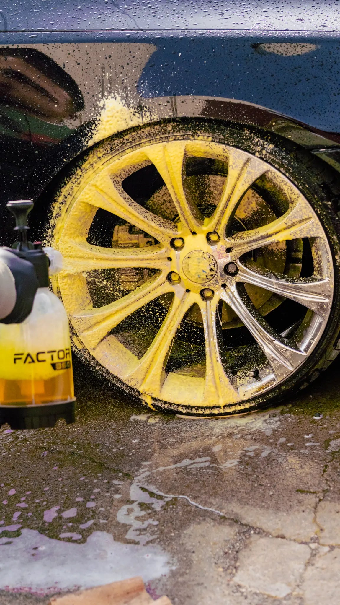 Factor360 Renkli Pembe Mavi Mor Sarı pH Nötr Oto Yıkama Şampuanı