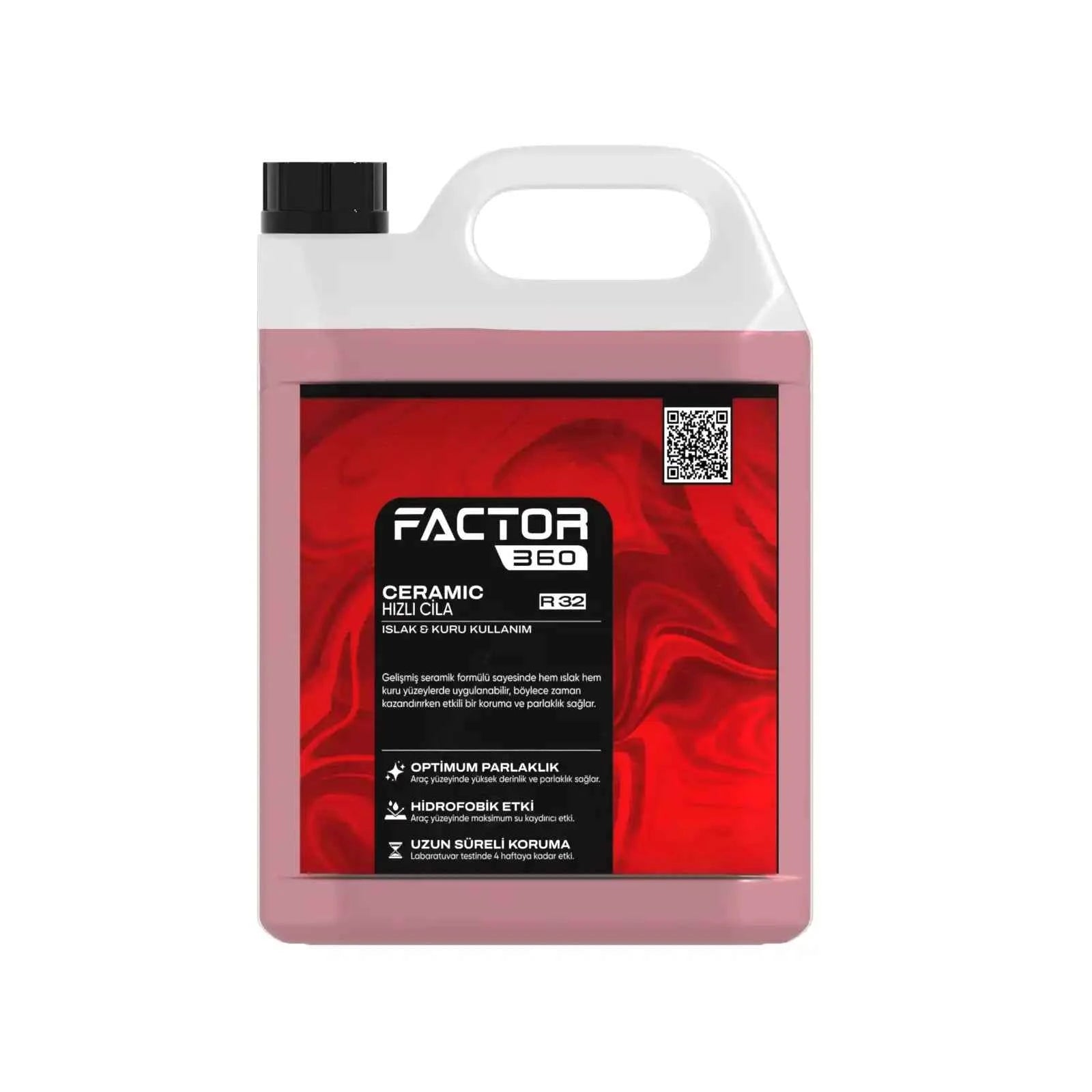 Factor360 Seramik Etkili Hızlı Cila 500 ML - 5 L