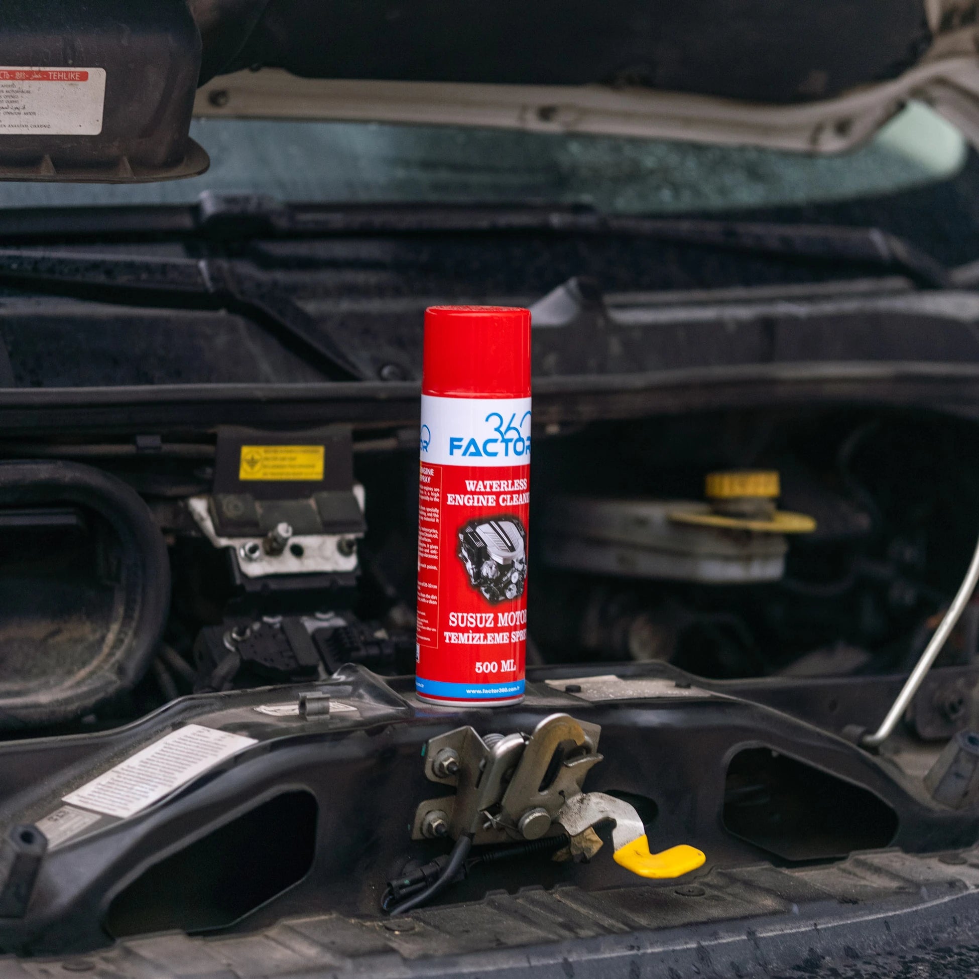 Factor360 Araç Susuz Motor Temizleme Aerosol 500 ML