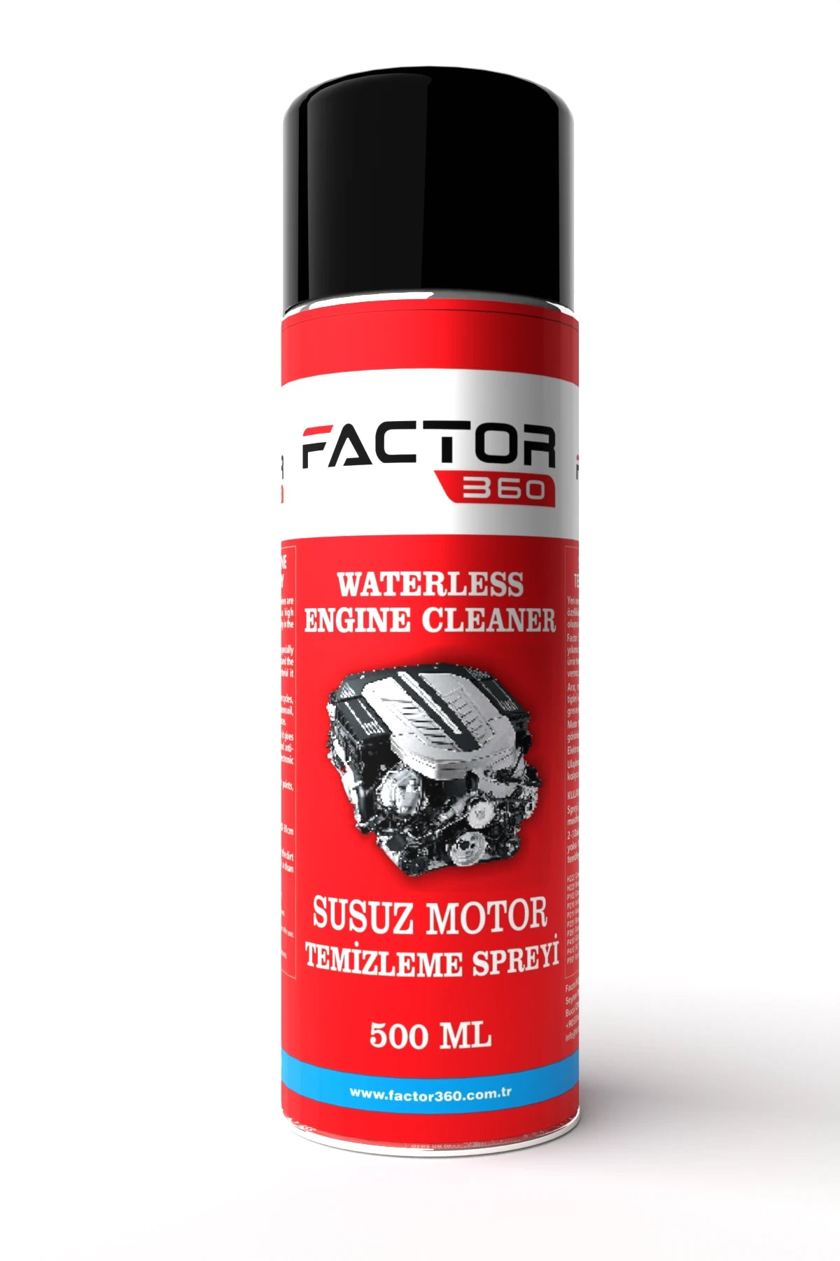 Factor360 Araç Susuz Motor Temizleme Aerosol 500 ML