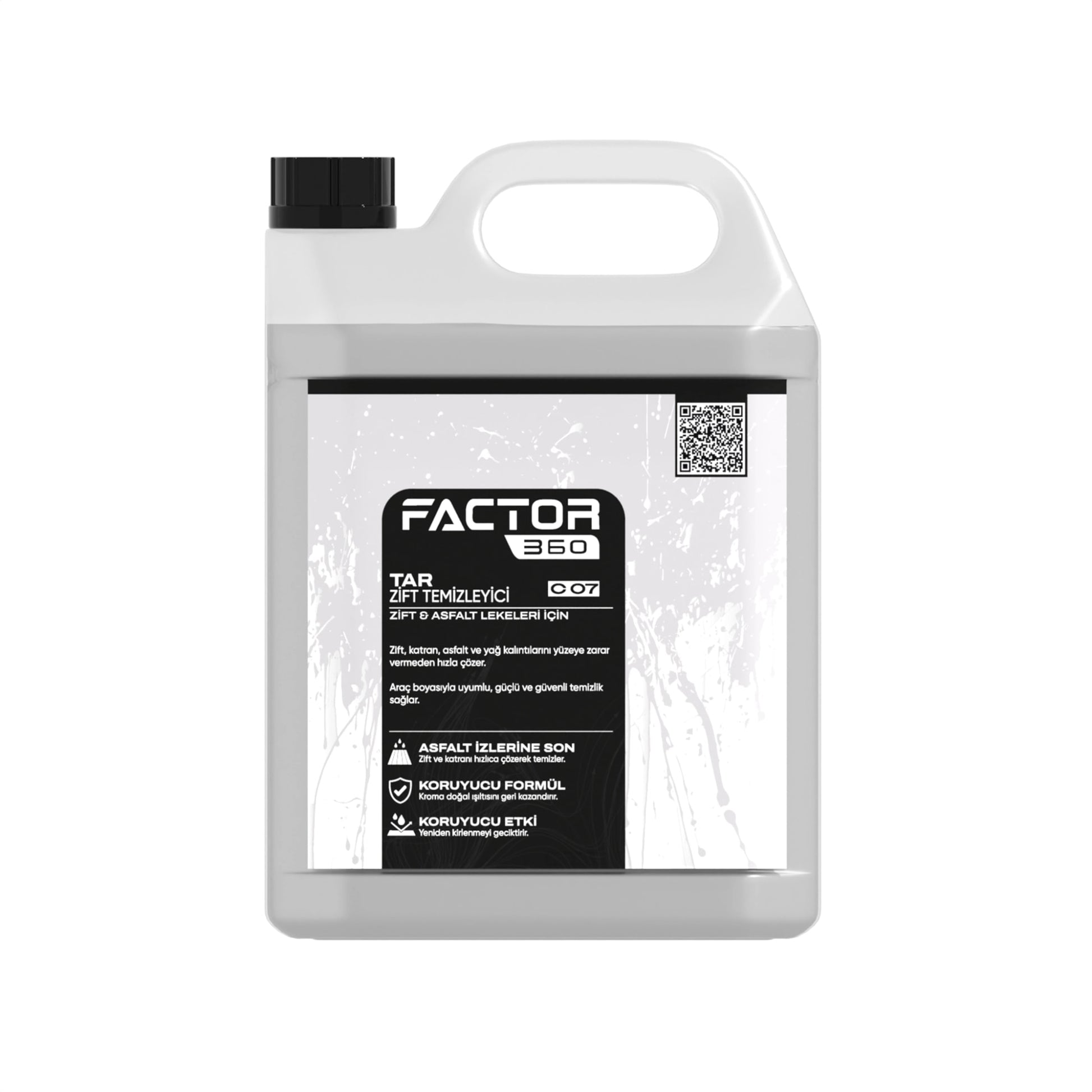 Factor360 otomobil zift katran izi temizleyici 5 litre