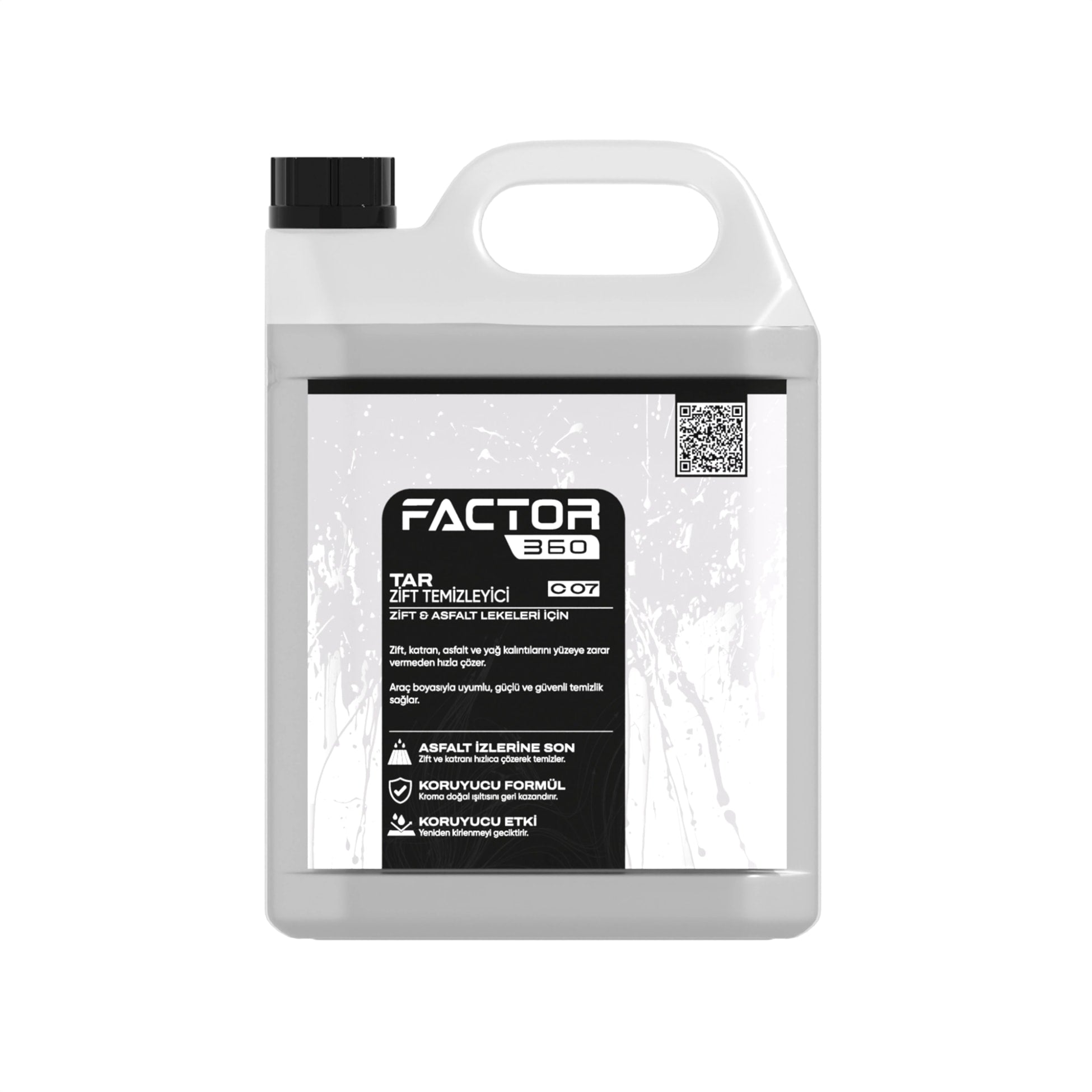 Factor360 otomobil zift katran izi temizleyici 5 litre