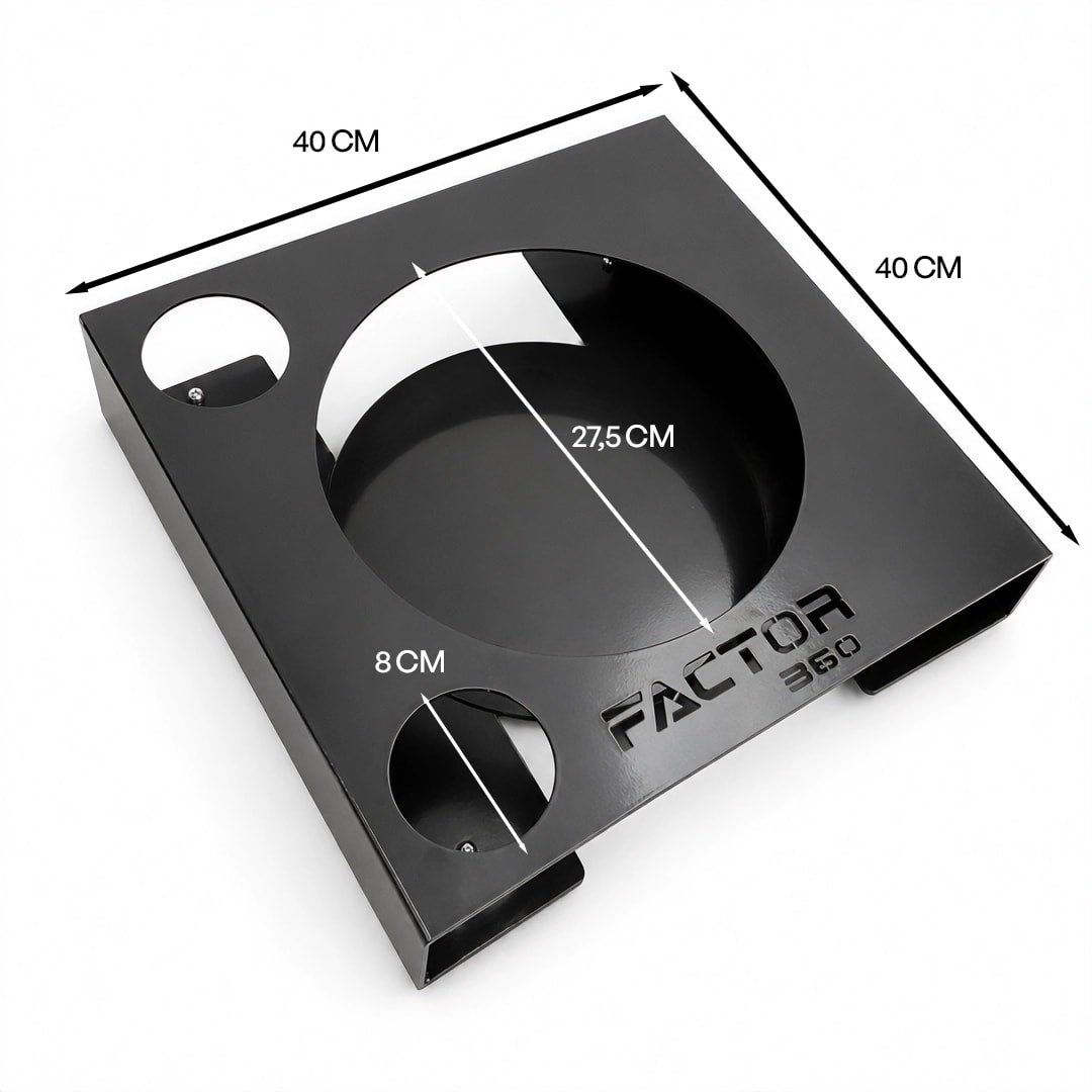 Factor360 Metal Kova Taşıyıcı Detailing Bucket Dolly Tekerlekli Stand