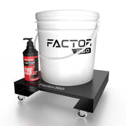 Factor360 Metal Kova Taşıyıcı Detailing Bucket Dolly Tekerlekli Stand