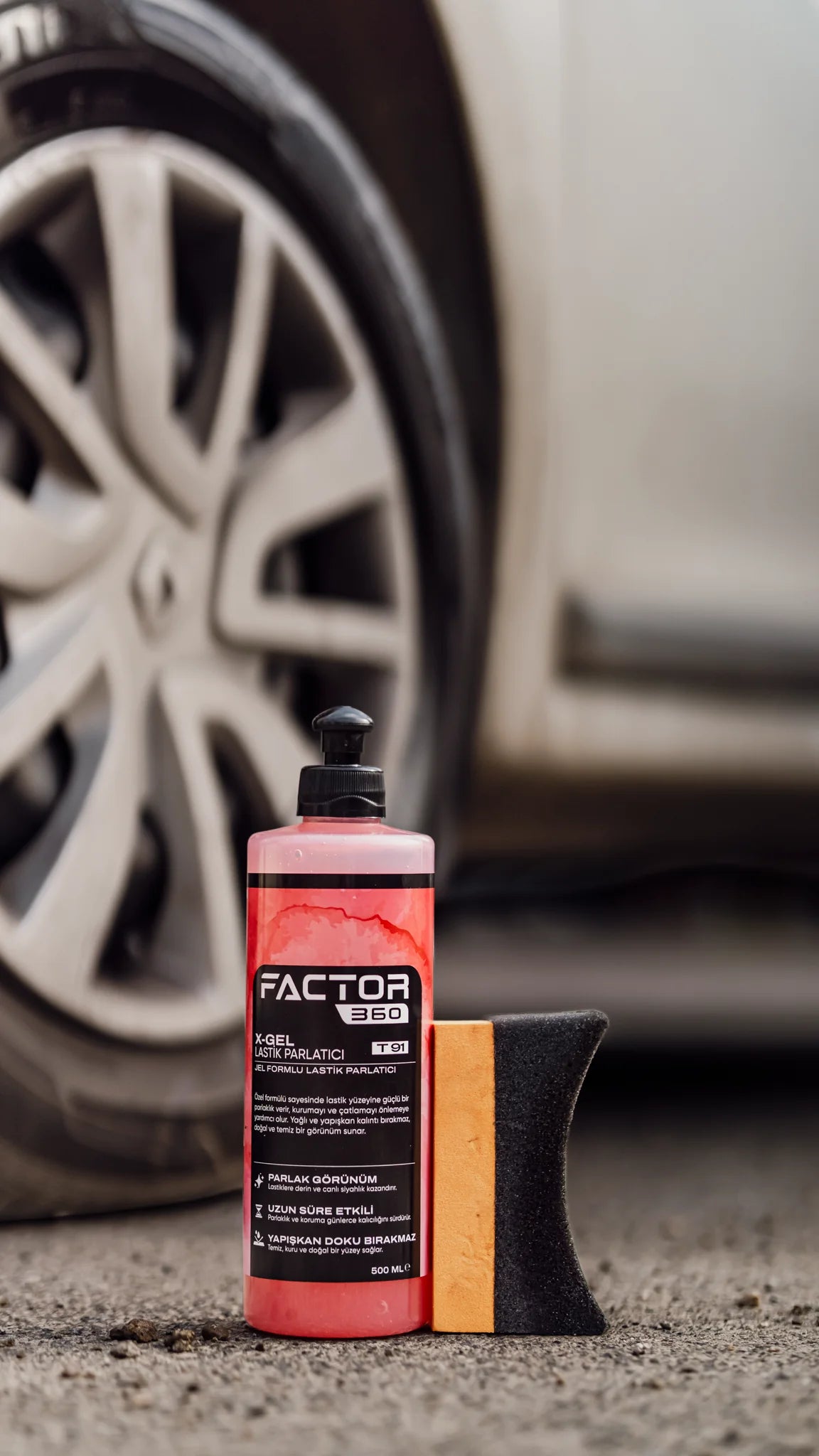 Factor360 X Gel Jel Lastik Parlatıcı 500 ML