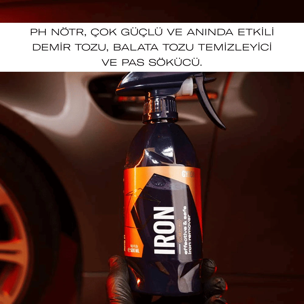 GYEON Q²M Iron Wheel Cleaner REDEFINED Jant Temizleyici Demir Tozu Balata Tozu Çözücü - 500 ML
