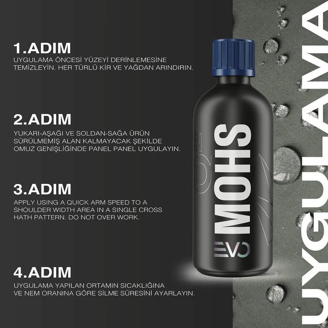 GYEON Q² Mohs EVO Light Box Seramik Kaplama - 9H Oto Boya Koruma 50 ML