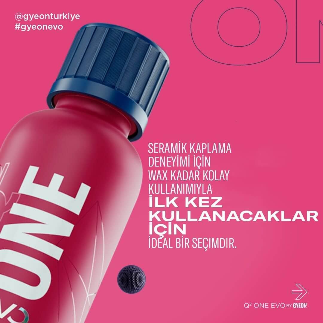 Gyeon Q² One Evo Light Box Seramik Kaplama - 9h Oto Boya Koruma 50 ML