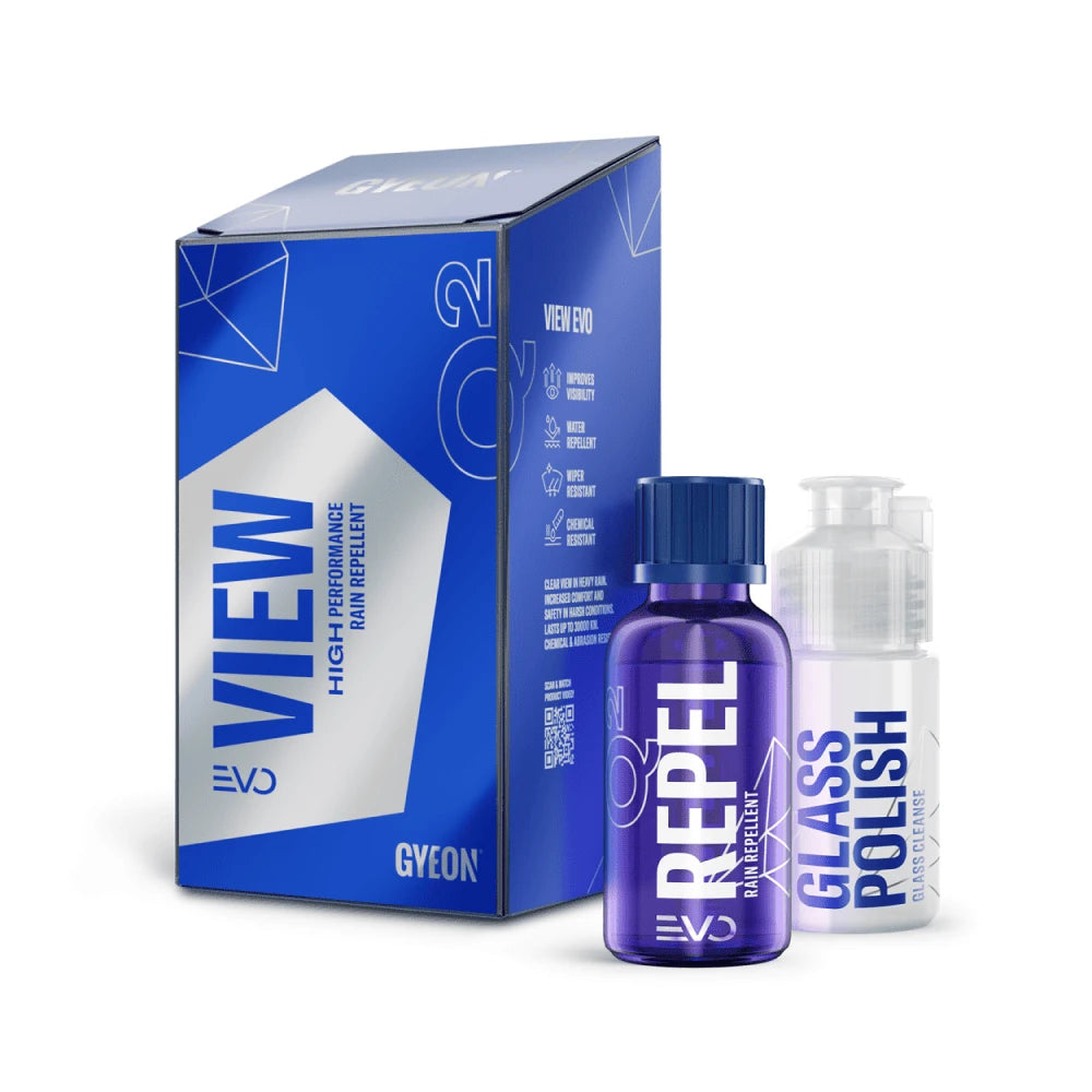 GYEON Q² View EVO Cam Su İtici Yağmur Kaydırıcı Seramik Kaplama 20 ML