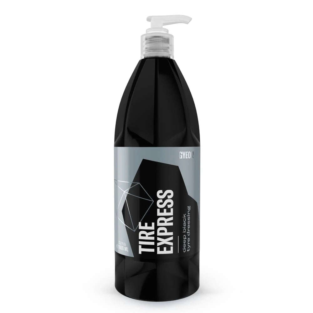 GYEON Q²M Tire Express Lastik Parlatıcı ve Koruyucu 1000 ML Su Bazlı Jel Oto Lastik Cilası