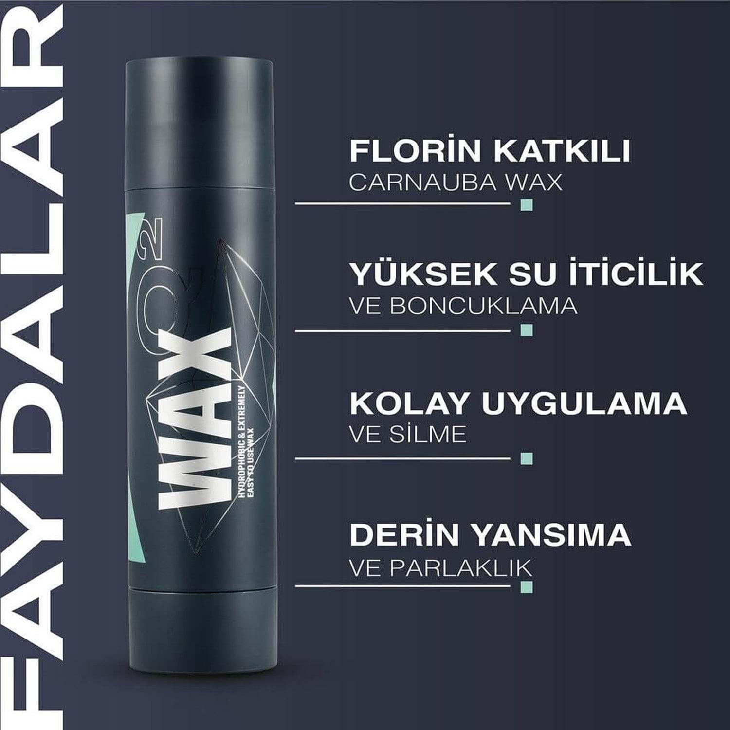 GYEON Q² Wax Hidrofobik Parlatıcı Boya Koruma - 175 gr ürün faydaları
