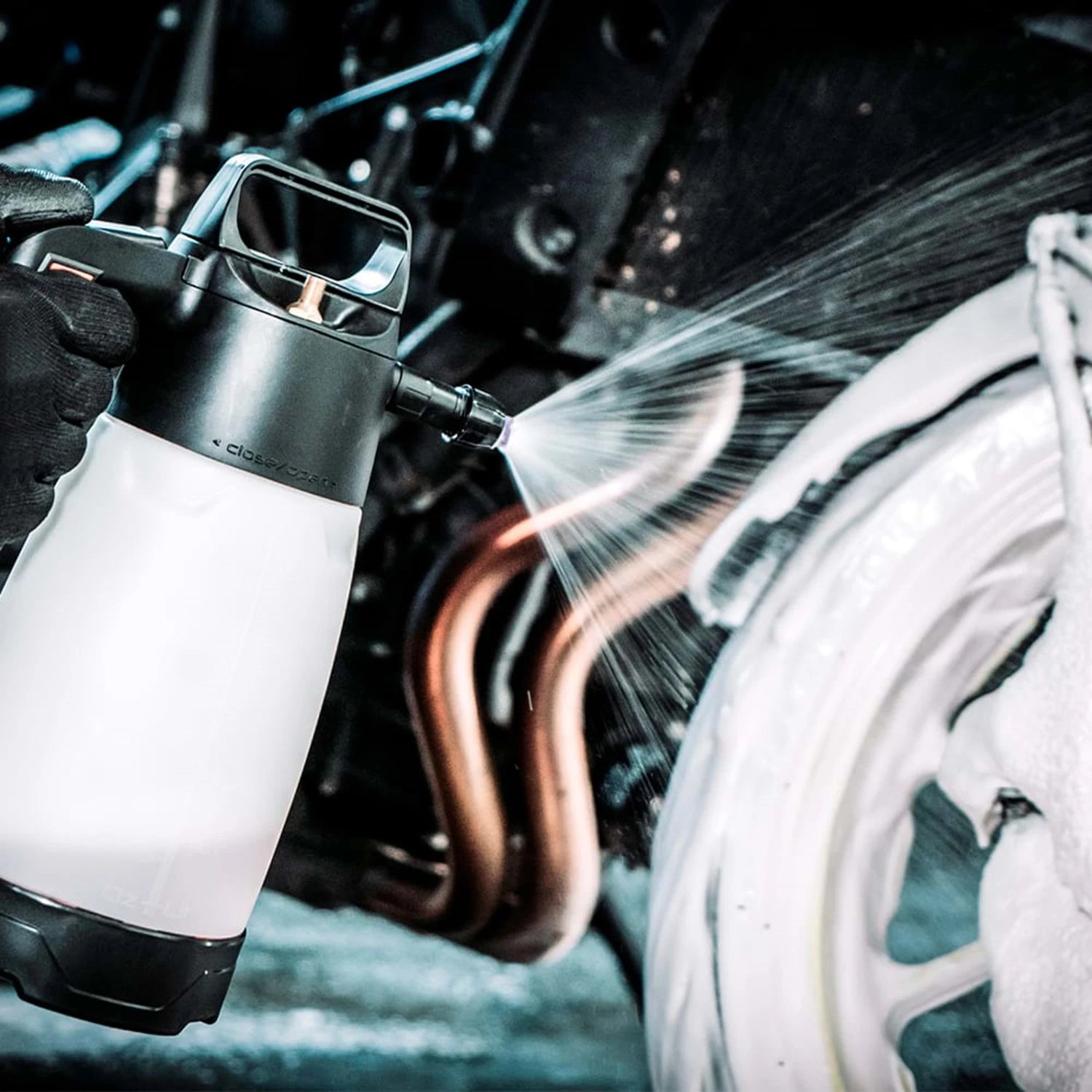 IK FOAM PRO 2+ Plus Köpük Yapıcı Hava Kompresör Bağlantılı Kimyasal Dayanımlı Basınçlı Pompa 2 Litre