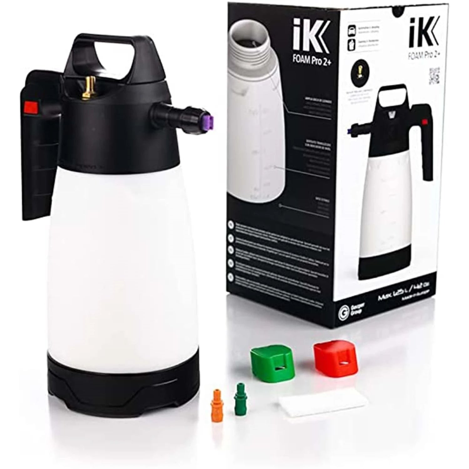 IK FOAM PRO 2+ Plus Köpük Yapıcı Hava Kompresör Bağlantılı Kimyasal Dayanımlı Basınçlı Pompa 2 Litre