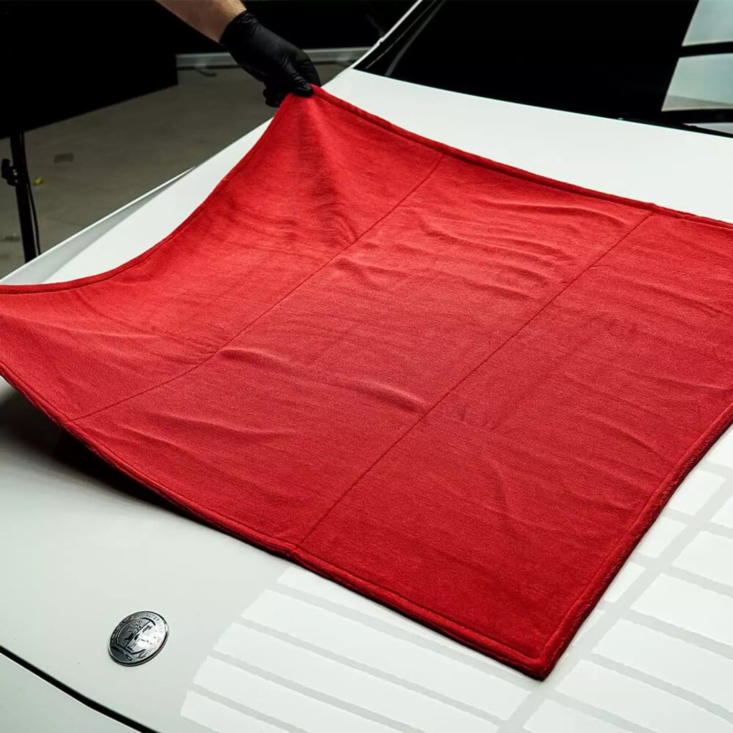 KLIN Drying DUO EVO Çift Taraflı Mikro Kurulama Havlusu (Kırmızı) 1100 GSM - 80x75 CM
