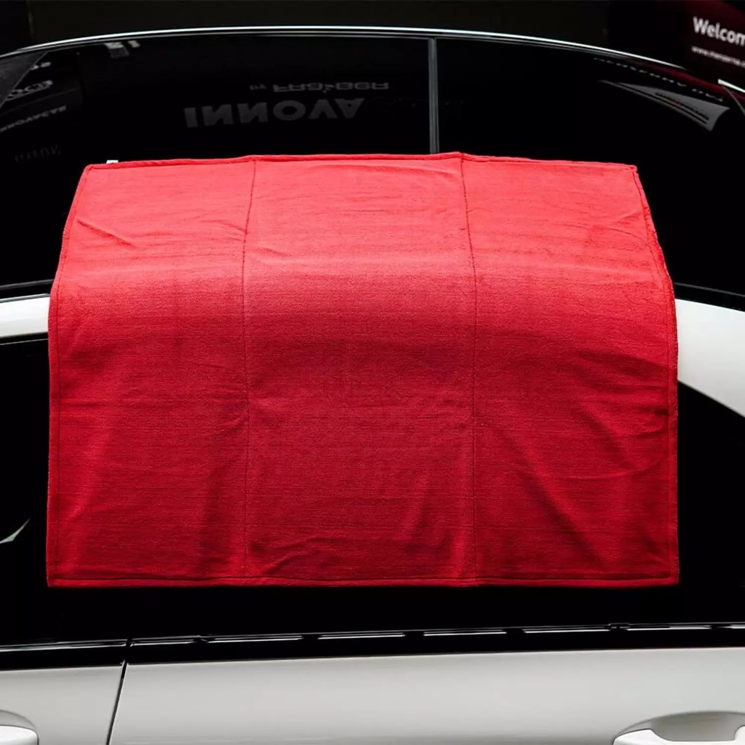 KLIN Drying DUO EVO Çift Taraflı Mikro Kurulama Havlusu (Kırmızı) 1100 GSM - 80x75 CM