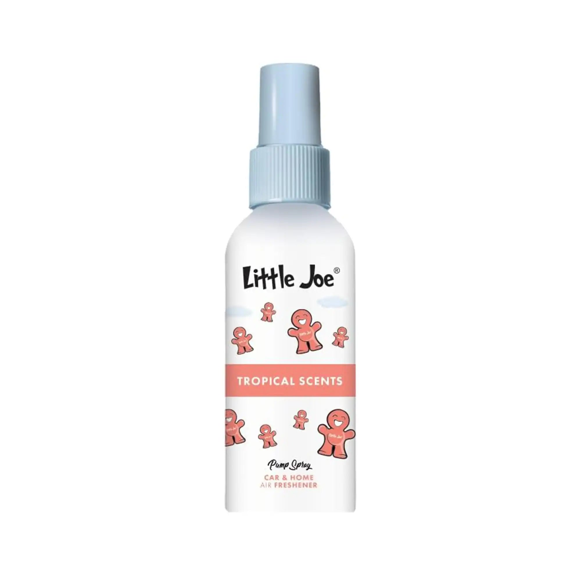 Little Joe Pump Spray 60 ml Tropical Scents, tropikal, meyvemsi ve canlı araç ve ev parfümü şişesi