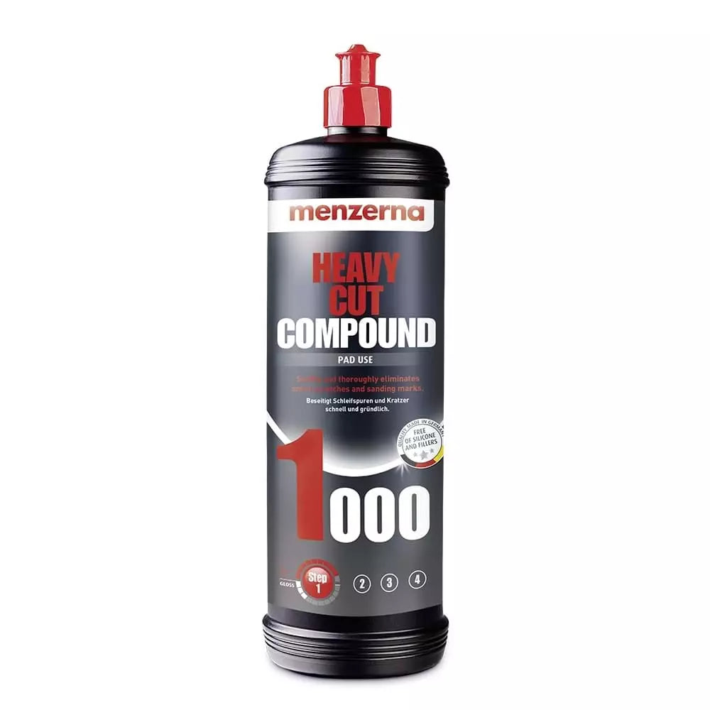 MENZERNA 1000 Heavy Cut Compound Çizik Giderici Kalın Pasta 1000 ML / 250 ML