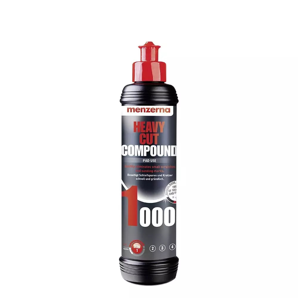 MENZERNA 1000 Heavy Cut Compound Çizik Giderici Kalın Pasta 1000 ML / 250 ML