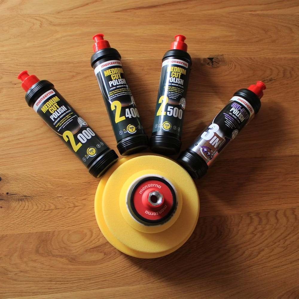 MENZERNA 2500 Medium Cut Polish İnce Çizik Giderici Pasta 1000 ML / 250 ML