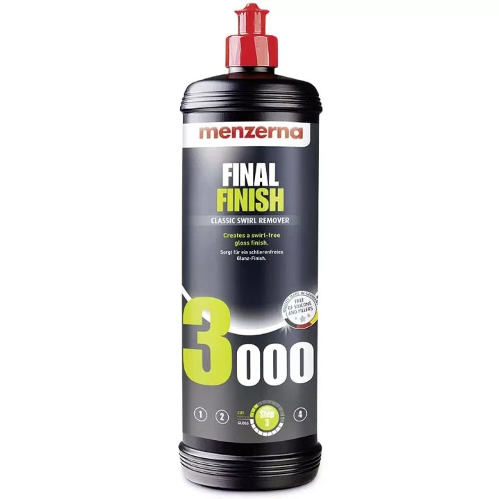 MENZERNA 3000 Final Finish Standart Hare Giderici Cila 1000 ML / 250 ML