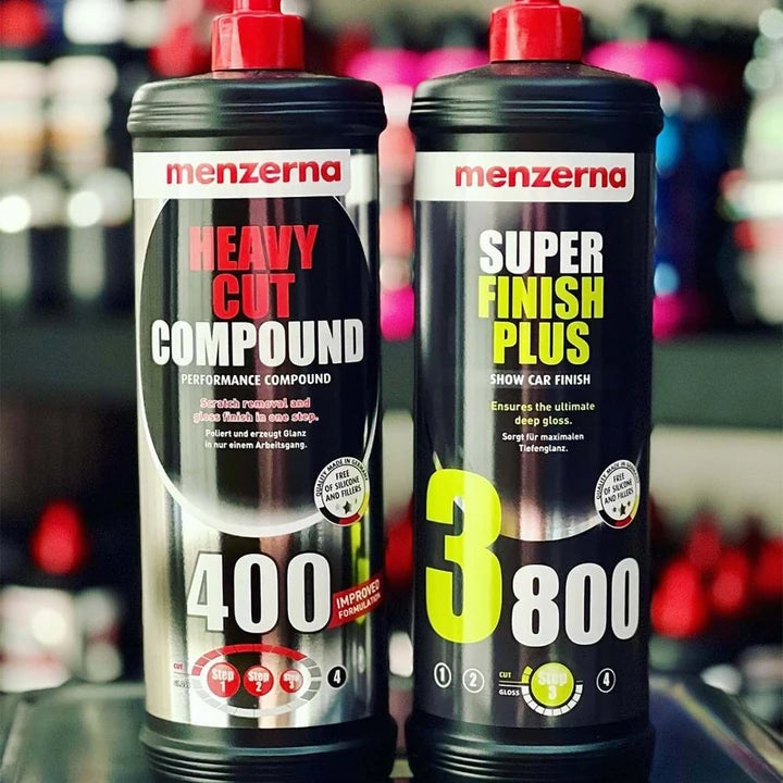MENZERNA 3800 Super Finish Plus 3800 Süper Hare Giderici Cila 1000 ML /  250 ML