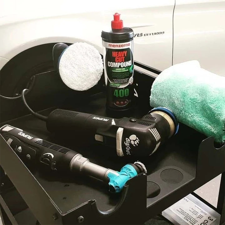 MENZERNA 400 Green Line Yeşil Seri Ağır Çizik Giderici Kalın Pasta 1000 ML / 250 ML