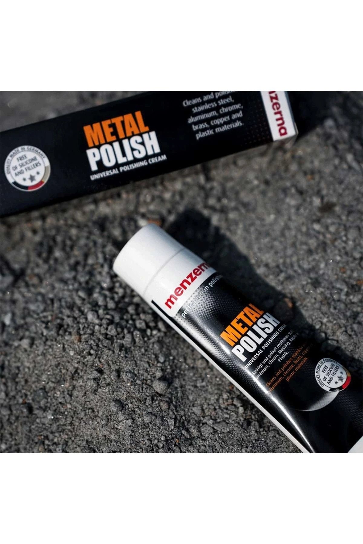 Menzerna Metal Polish Metal Krom, Çelik Parlatıcı - 125 gr