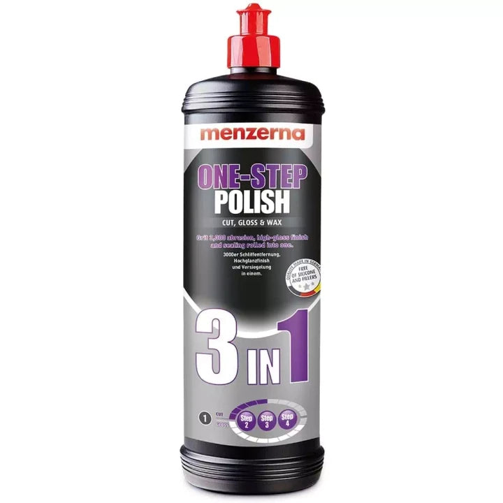 MENZERNA One-Step Polish 3 IN 1 Tek Adım Pasta Cila Koruma 1000 ML / 250 ML