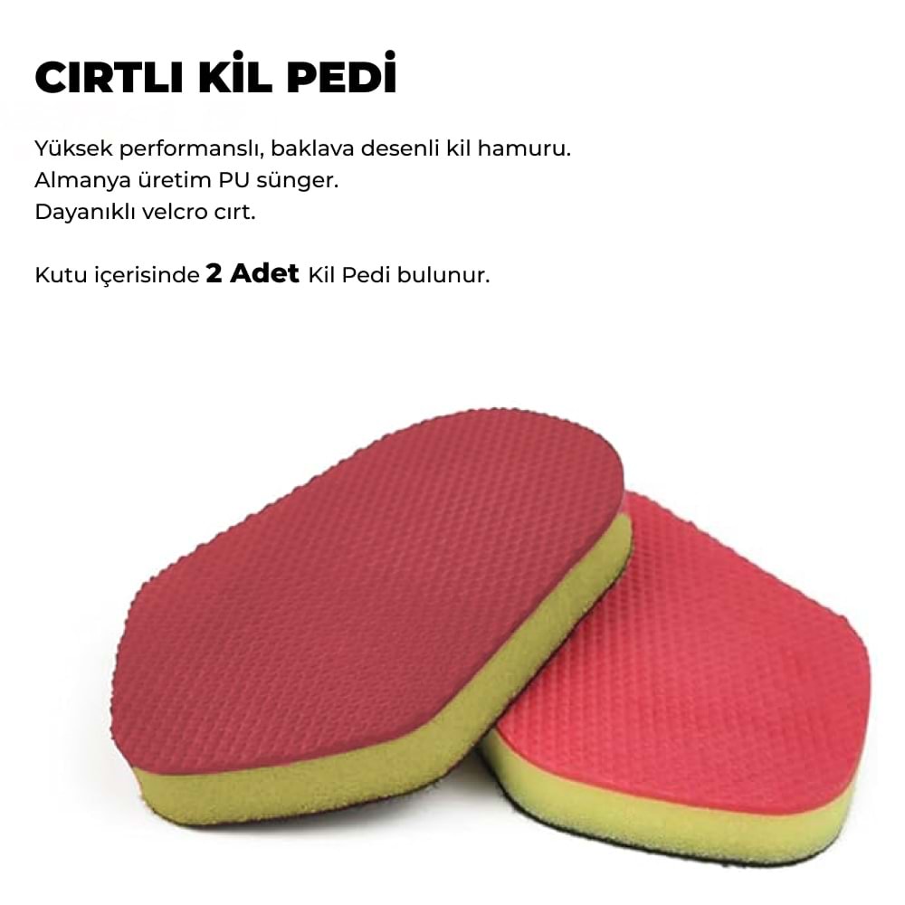 MG PS 2 adet cırtlı kil pedi seti yıkanabilir uzun ömürlü polimer clay pad yüzey temizleme pedi
