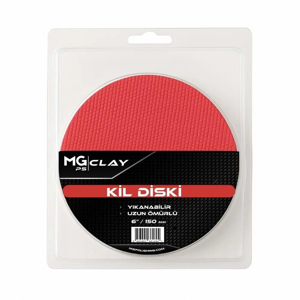 MG PS Kil Diski 150 mm clay disc polisaj makinesi için yüzey arındırma ve demir tozu temizleme pedi