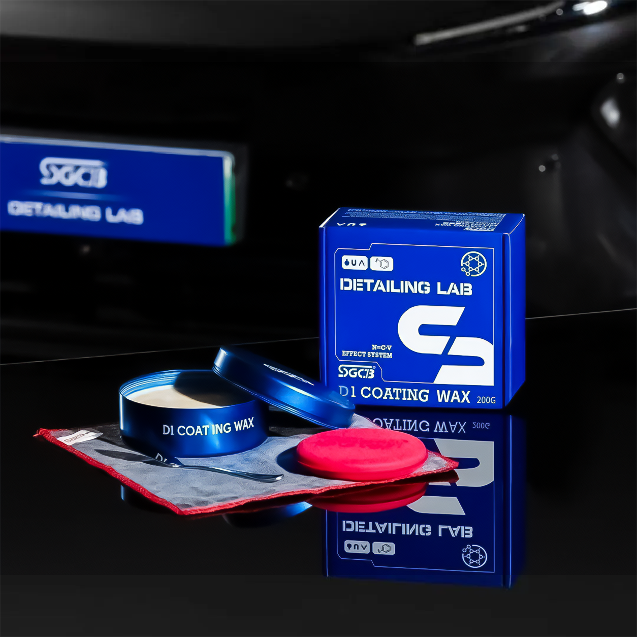 SGCB D1 Coating Wax premium seramik etkili boya koruma seti 200 gram