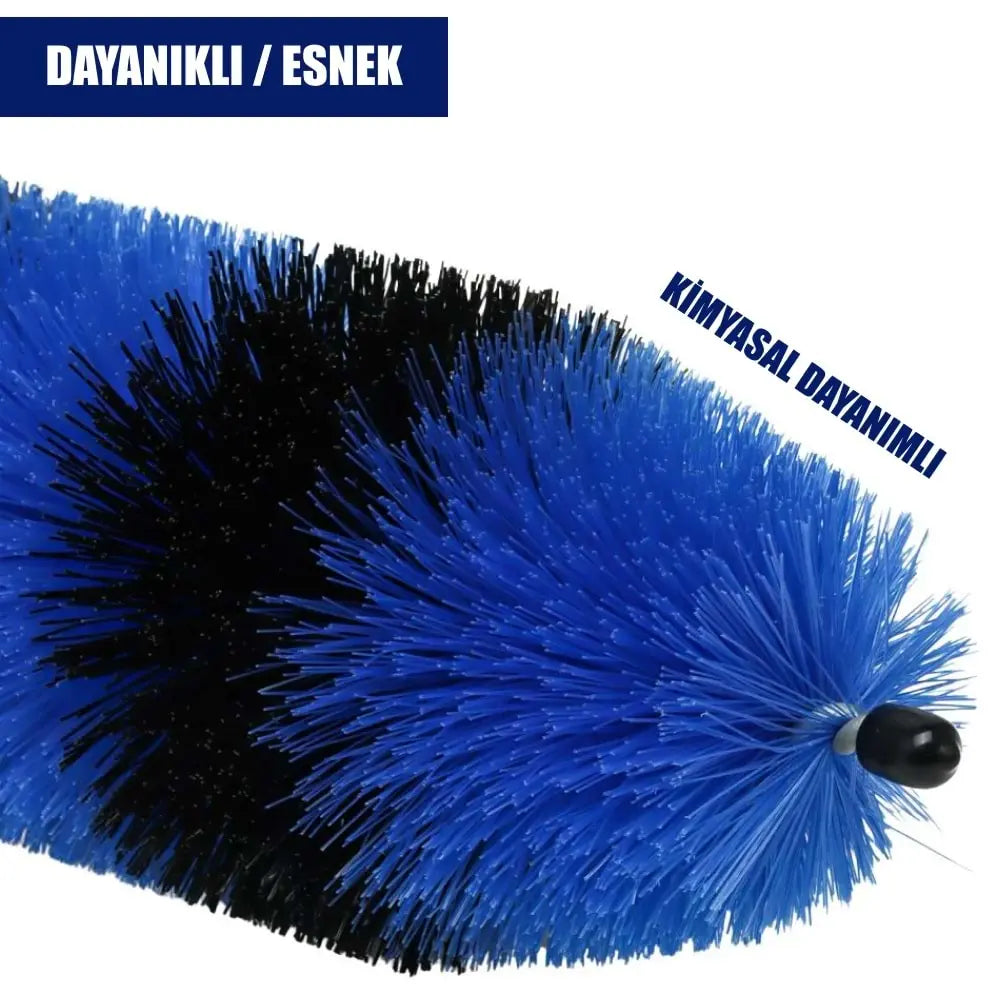 SGCB Rim Cleaning Brush XL esnek ve kimyasallara dayanıklı jant temizlik fırçası kıl yapısı detayı