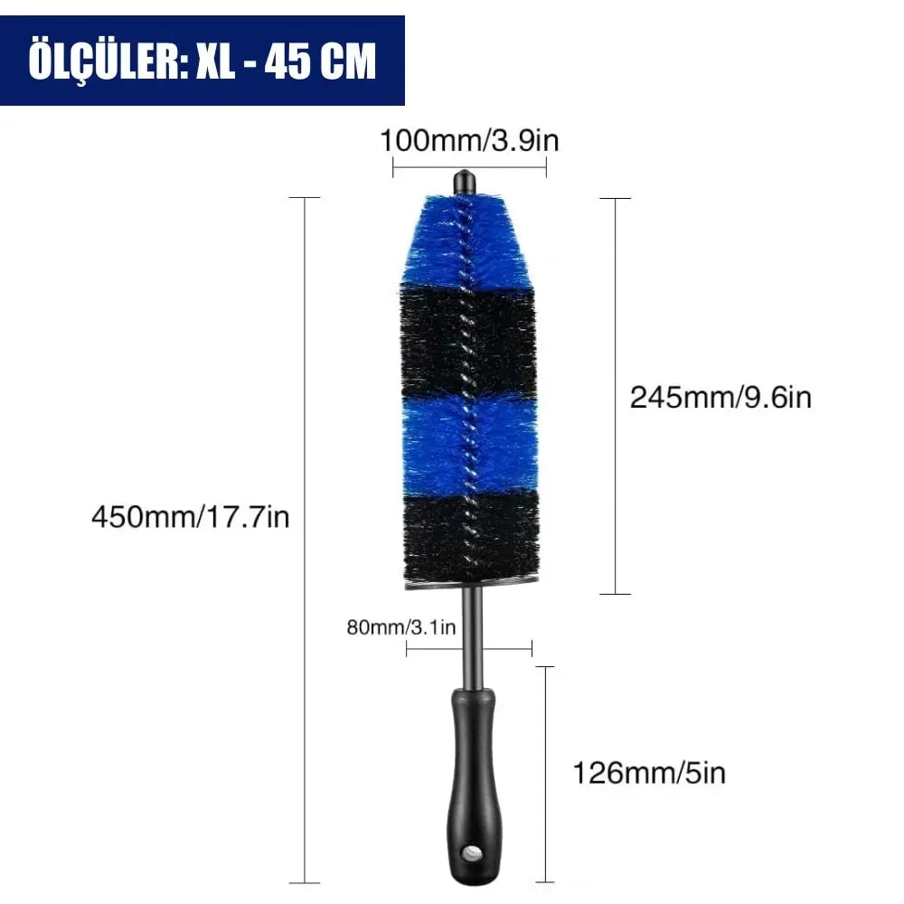 SGCB Rim Cleaning Brush XL 45 cm jant temizlik fırçası ölçüleri ve teknik boyut bilgileri
