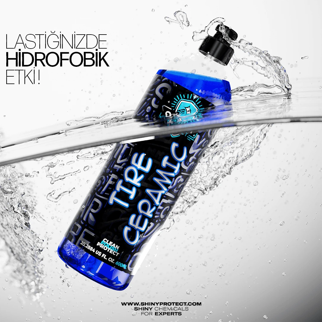 Tire Ceramic Oto Lastik Seramik Kaplama Lastik Parlatıcı 20 Güne Kadar Kalıcı