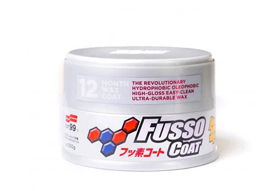 Soft99 Fusso Coat 12 Aylık Wax Açık Renk Avrupa Versiyon 200 GR