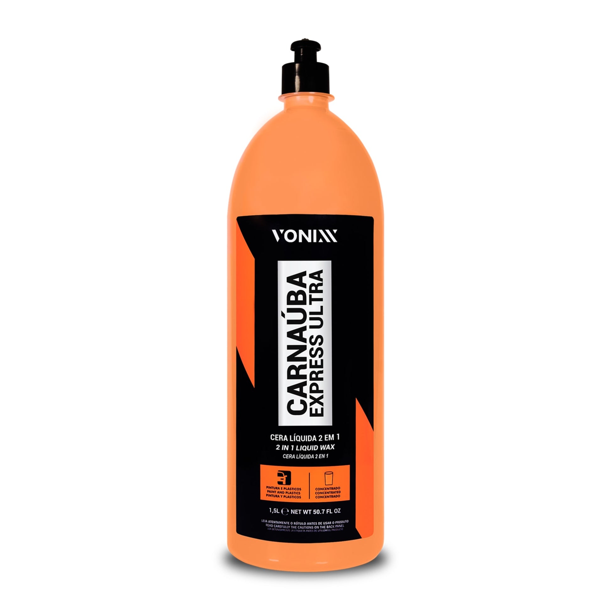 Vonixx Carnauba Express Ultra Konsantre Hızlı Cila ve Plastik Yenileyici 1,5 L