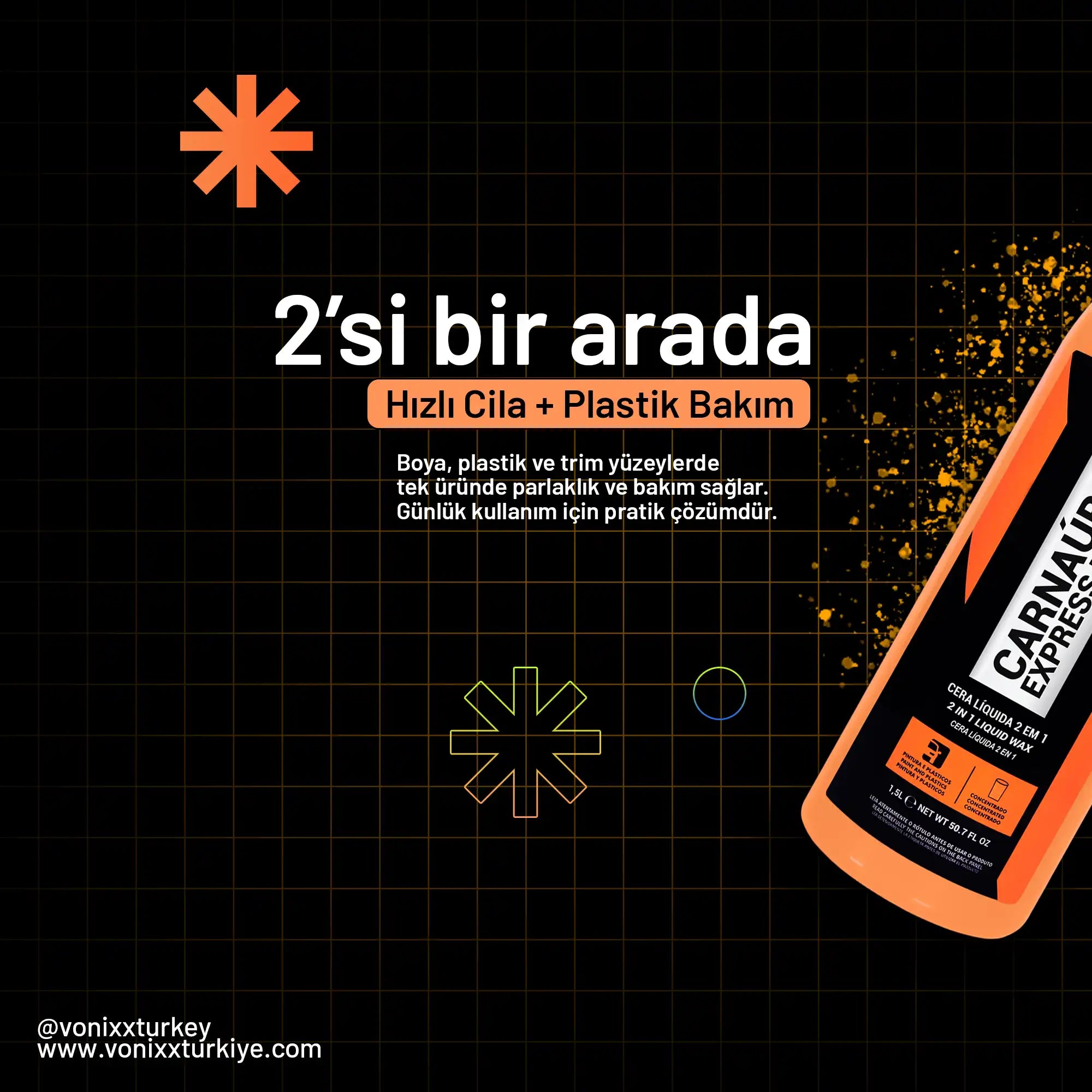 Vonixx Carnauba Express Kullanımı hakkında bilgiler
