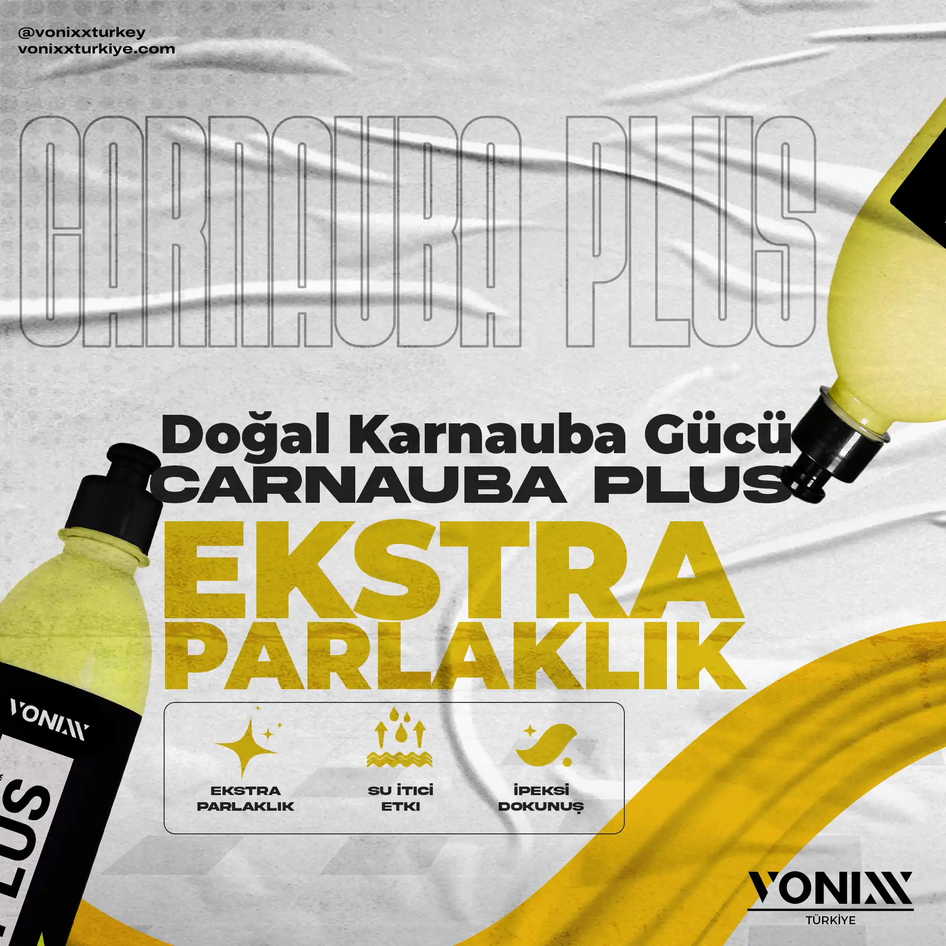 vonixx carnauba plus ürün özellikleri