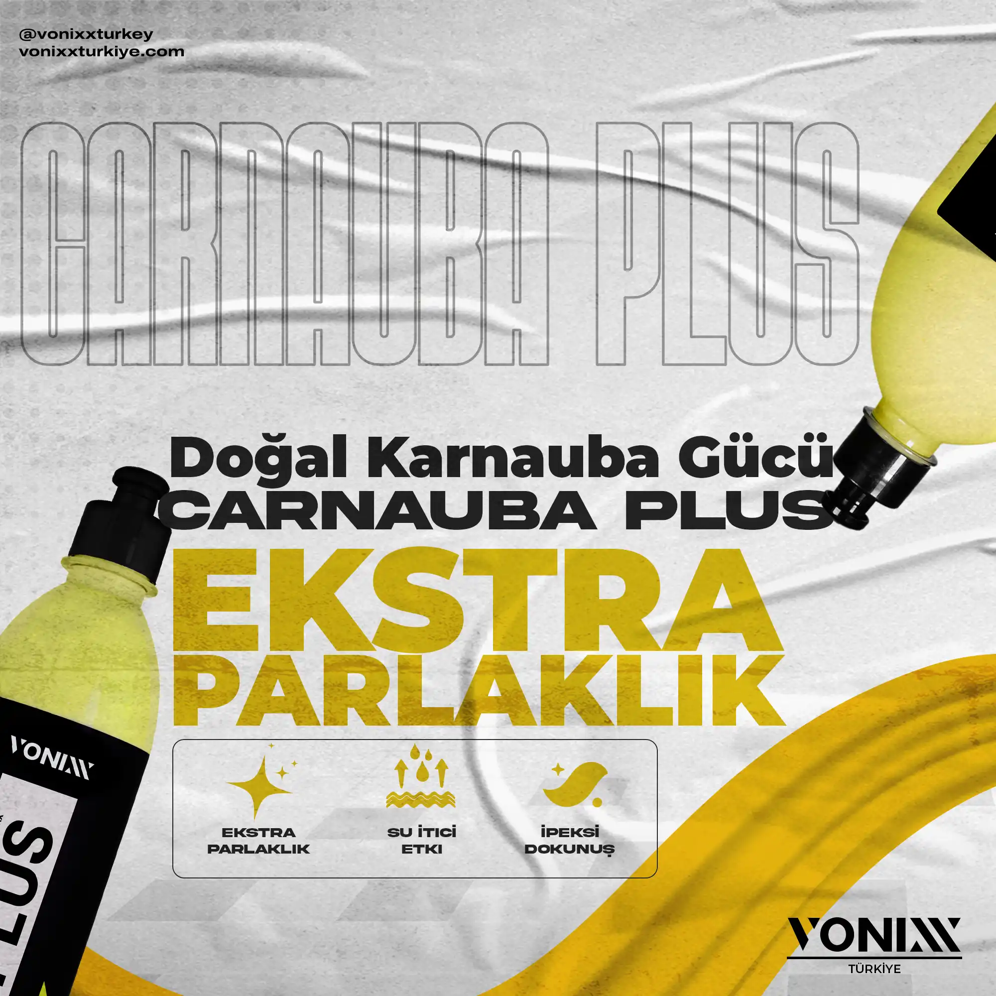 vonixx carnauba plus ürün özellikleri