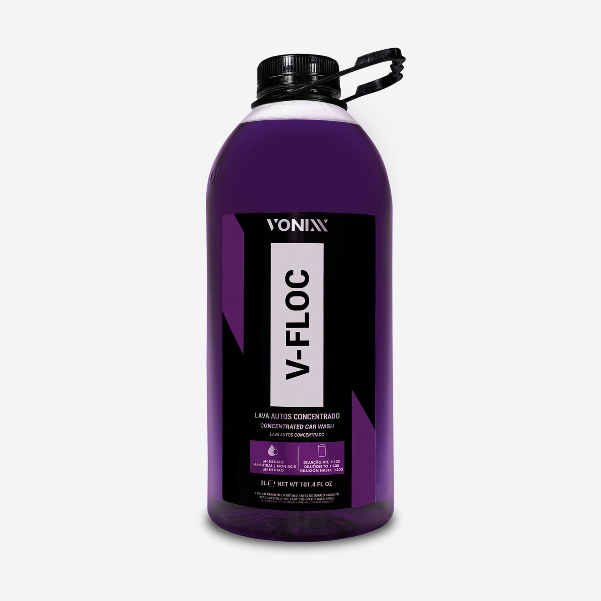 Vonixx v-floc oto yıkama şampuanı ürünü 3 litre