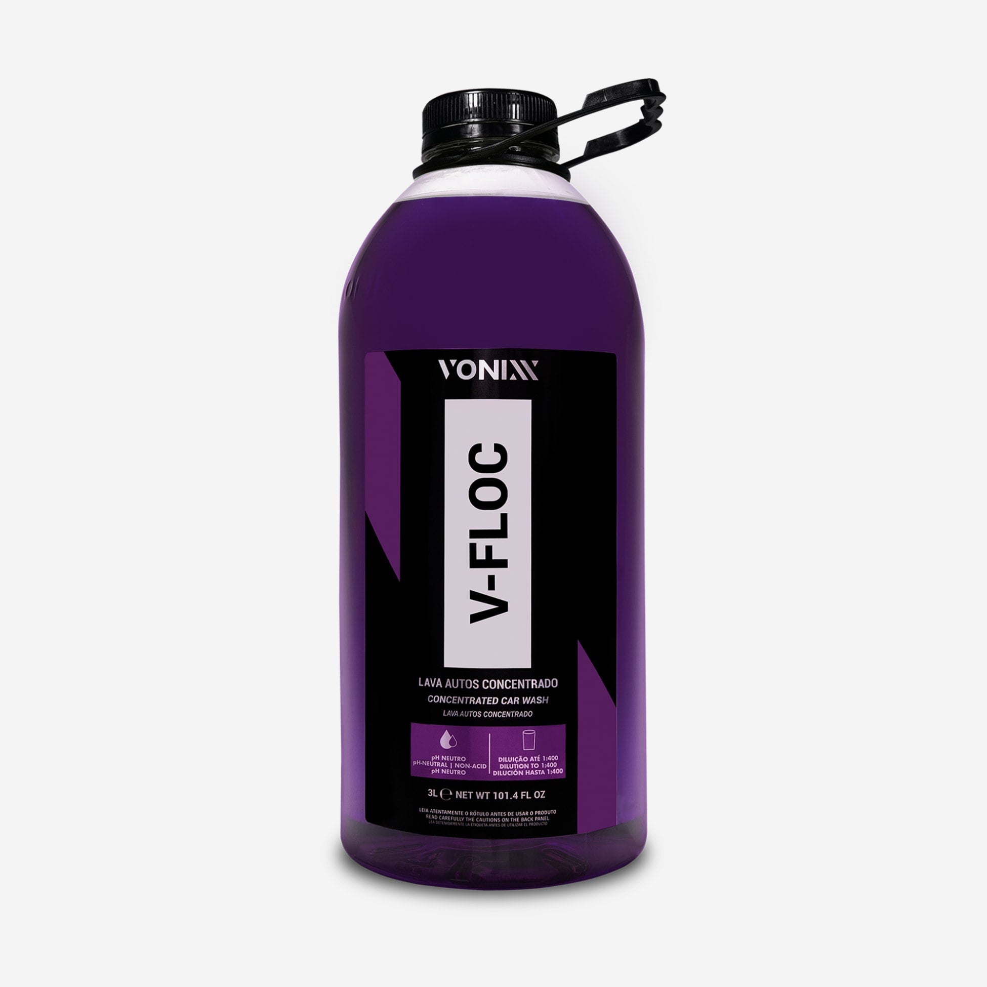 Vonixx v-floc oto yıkama şampuanı ürünü 3 litre