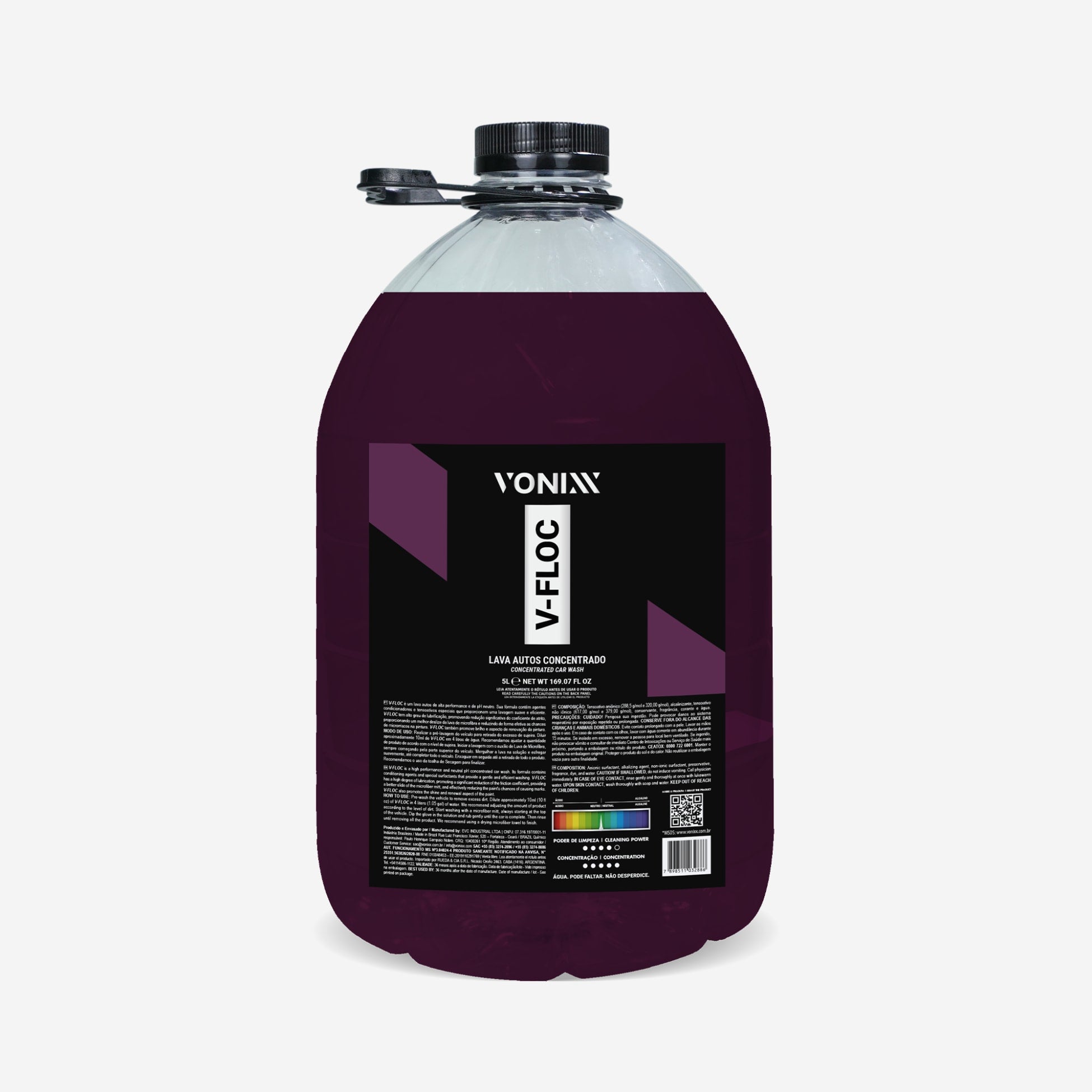 Vonixx V-Floc Oto Yıkama Şampuanı 5 Litre